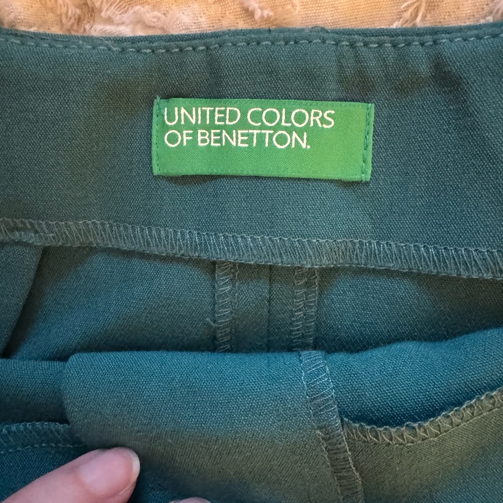 Cute Teal Button-Front Skirt - Picture 2 of 6
